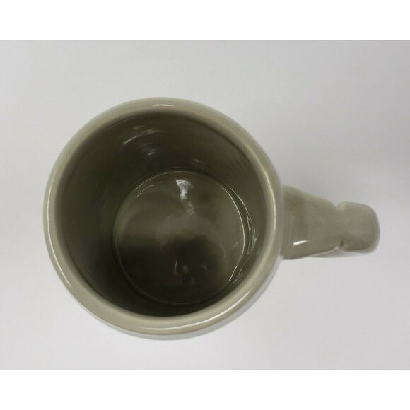 McCoy Coffee Mug Golden Retriever Dog Fetching Duck Stoneware Pottery 5 inch - Picture 5 of 6